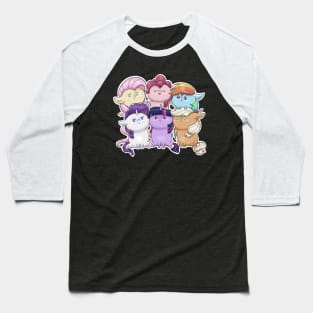 Chibi Mane 6 Baseball T-Shirt